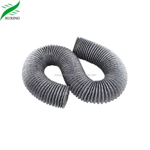 Cvc résistant à la chaleur en aluminium conduit d'air d'air de PVC flexible tuyau de ventilation
