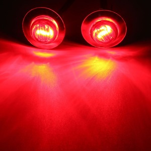العنبر الأحمر الأبيض 12V LED الجانب ماركر بدوره مصباح إشارة التخليص مؤشر الحافة مصباح شاحنة مقطورة - Product Image 4