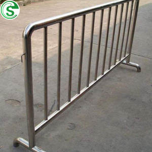 Galvanizli paslanmaz çelik boru kullanılan konser kalabalık kontrol bariyeri satılık - Product Image 5