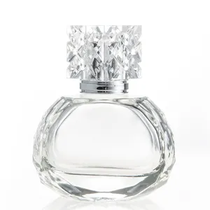 50毫升 100毫升透明玻璃圆形可再充装空香水瓶