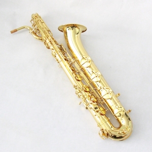 <strong>OEM</strong> Chinese Made Professional Brass Gold Lacquered Eb Key <strong>Baritone</strong> <strong>Saxophone</strong>