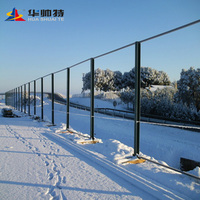 Panneau Acoustique en Acrylique pour Autoroute, Barrière Anti-Bruit pour la Circulation Routière, Prix d'Usine HUASHUAITE HASWEIT