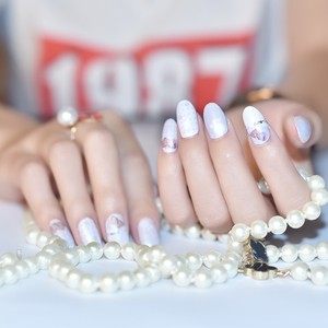 Autocollants auto-adhésifs pour les ongles, idéal pour la <span class=keywords><strong>manucure</strong></span>, motif de fleurs ou fleurs, 2 feuilles par lot - Product Image 3