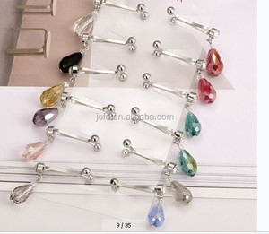 2019 nouvelle Arrivée Mode Coloré Perle Broche Musulmane <span class=keywords><strong>Hijab</strong></span> Écharpe Broches Clips - Product Image 2
