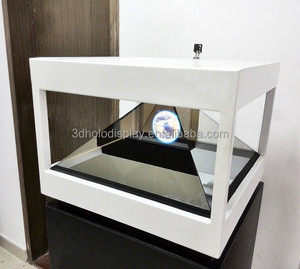 <span class=keywords><strong>19</strong></span> <span class=keywords><strong>inch</strong></span> <span class=keywords><strong>3D</strong></span> HOLO hộp LCD chiếu <span class=keywords><strong>Holographic</strong></span> Máy nghe nhạc quảng cáo kính kim loại khung đứng Showcase kim tự tháp hiển thị - Product Image 2