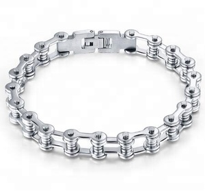 Wholesale <strong>Fashion</strong> Mens Stainless Steel <strong>Bike</strong> <strong>Chain</strong> <strong>Bracelet</strong> - Product Image 2