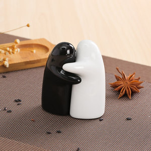 Set Sale e Pepe <span class=keywords><strong>in</strong></span> <span class=keywords><strong>Ceramica</strong></span> Personalizzato Ecologico Non Tossico per Matrimonio - Product Image 1