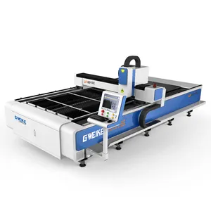 G.WEIKE good quality 2000 watt 3000w stainless steel fiber laser cutting machine with spare parts