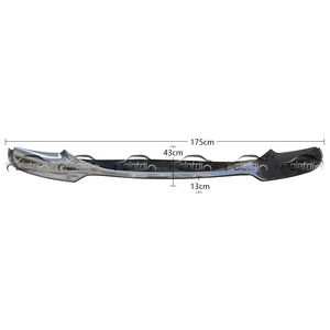 Alerón de parachoques delantero de fibra de carbono, divisor de aleta para BMW serie 5 F10 <span class=keywords><strong>M</strong></span> Tech, estilo <span class=keywords><strong>V</strong></span> - Product Image 2