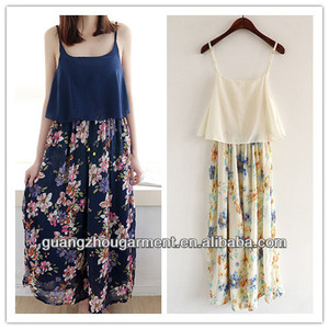 han mangas de gasa de impresión de gran tamaño <span class=keywords><strong>monos</strong></span> de pantalones de vestir de moda de las señoras mujeres nuevo diseño - Product Image 1