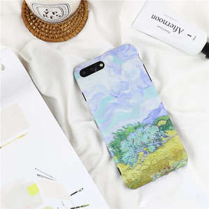 Único Van Gogh campo de trigo IMD pintura mate TPU teléfono móvil caso para el <span class=keywords><strong>iPhone</strong></span> x 8 8 más 7 7 más 6 6 Más - Product Image 2
