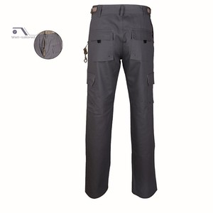 Para hombre <span class=keywords><strong>de</strong></span> alta calidad 100% algodón rodillera bolsillos <span class=keywords><strong>cargo</strong></span> pantalones del desgaste del trabajo - Product Image 2