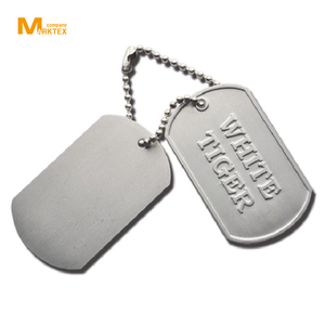 อลูมิเนียมภาพสลักยังไม่ได้พิมพ์ ID แท็กสุนัข - Product Image 4