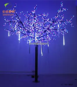 アリババの売り手偽の人工木ライト装飾的な屋外人工竹のための安いLED風景花の木ライト