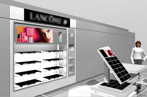 Soporte de exhibición de maquillaje personalizado, accesorios de tienda de lápiz labial, estante cosmético de moda - Product Image 2