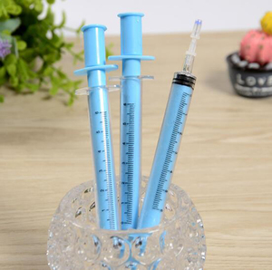 Penna in Gel per siringhe, penne per cancelleria, materiale in cristallo plastico, penna per forniture scolastiche - Product Image 3
