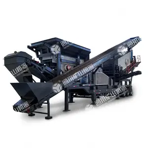 20% korting factory prijs Mini Mobiele Steen Verpletterende Machine/Draagbare rock crusher/Steen kaakbreker voor verkoop