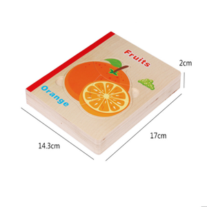 Jouet éducatif pour enfants, livre <span class=keywords><strong>en</strong></span> <span class=keywords><strong>bois</strong></span> d'apprentissage préscolaire, puzzle de reconnaissance, livre de puzzle <span class=keywords><strong>en</strong></span> <span class=keywords><strong>bois</strong></span> - Product Image 3