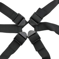 Großhandel Trendige Handschellen Fußfesseln Bondage-Gurt Leder-Sexschaukel mit Nackenschutzgurt