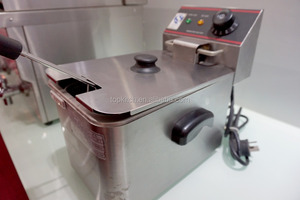 In Acciaio Inox per Uso Professionale di Piccola Dimensione Portatile Mini Elettrica Friggitrice - Product Image 2