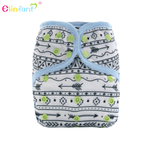 Elinfant imperméable <span class=keywords><strong>lavable</strong></span> <span class=keywords><strong>tout</strong></span> <span class=keywords><strong>en</strong></span> <span class=keywords><strong>deux</strong></span> couches de tissu Eco-friendly Baby Nappy - Product Image 4