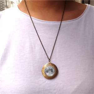 astronomía joyería regalo multicolor Galaxy Glass Locket collar espacio nebulosa estrellas cielo Locket COLLAR COLGANTE - Product Image 5