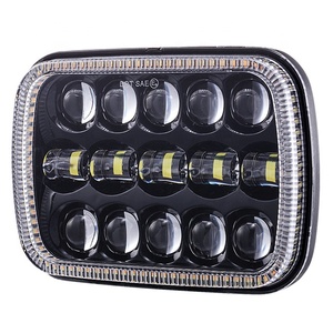 ไฟหน้า LED ทรงสี่เหลี่ยมขนาด 5x7 นิ้ว สำหรับ<span class=keywords><strong>รถ</strong></span>ยนต์เชฟโรเลต 5 7 นิ้ว ไฟเดย์ไลท์ ไฟเลี้ยว ไฟหน้าสำหรับ<span class=keywords><strong>รถ</strong></span>จี๊ป เชอโรกี <span class=keywords><strong>XJ</strong></span> อุปกรณ์ตกแต่งรถยนต์ - Product Image 2