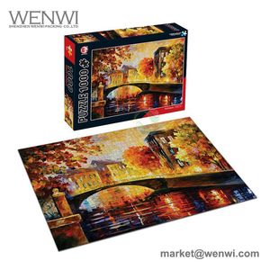 'S 1000 units least wholesale custom cardboard paper puzzle for adults play games - Product Image 4