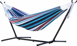 Support de hamac de jardin moderne en métal robuste de grande taille avec balançoires de patio pour une relaxation confortable en <span class=keywords><strong>extérieur</strong></span> et un mobilier <span class=keywords><strong>d</strong></span>'<span class=keywords><strong>extérieur</strong></span> - Product Image 4