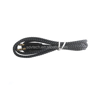 Al por mayor 3.5mm trenzado <span class=keywords><strong>audio</strong></span> estéreo <span class=keywords><strong>auxiliar</strong></span> cable - Product Image 5
