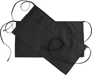 <span class=keywords><strong>Tablier</strong></span> de cuisine en polyester filé blanc à 4 voies pour restaurant de cuisine - Product Image 3