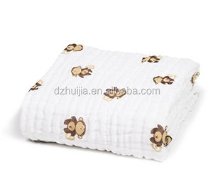 <span class=keywords><strong>Asciugamani</strong></span> da bagno morbidi <span class=keywords><strong>in</strong></span> <span class=keywords><strong>mussola</strong></span> di cotone a 6 strati asciugamano da bagno per neonati con cappuccio con stampa adorabile per neonati - Product Image 4