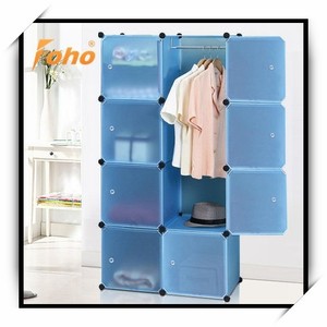 cubetti di plastica ad incastro 8 forma <span class=keywords><strong>l</strong></span> <span class=keywords><strong>armadio</strong></span> camera da letto fai da te - Product Image 3