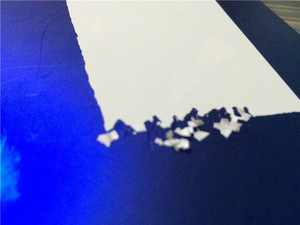 Tốt nhất bán tùy chỉnh A4 in ấn PVC vận chuyển nhãn giấy trắng mong manh an ninh PVC sticker cho bao bì nhãn - Product Image 5