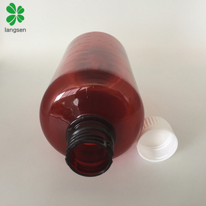 Nhựa 500Ml 16 Oz PET Hổ Phách Rõ Ràng Tốt Nghiệp Chai Với Vít <span class=keywords><strong>Cap</strong></span> Cho Chất Lỏng Hóa Học, Quy Mô Đánh Dấu Chai - Product Image 5