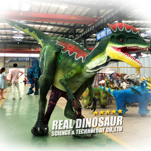 Disfraz de <span class=keywords><strong>dinosaurio</strong></span> de baile para adulto, traje de cosplay realista para caminar - Product Image 1
