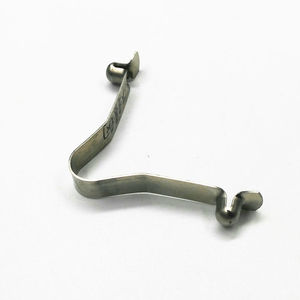 Custom Stamping Flat Steel Push Button Metal v Shape Pin U <strong>Spring</strong> <strong>Clip</strong> - Product Image 3