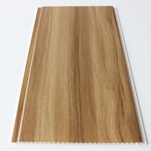 ไม้มีลักษณะพีวีซีเพดานอะคูสติกกันเสียงผนังแผง - Product Image 1