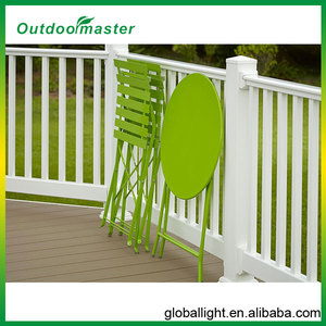 3-Piece Folding Cheap <strong>Bistro</strong> Set Lemon Green - Product Image 5