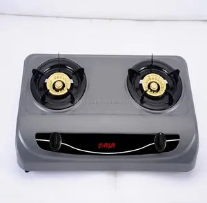 two burners gas stove,stainless steel body gas cooker