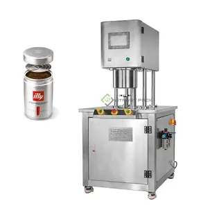 Semi-Automatic Vacuum With Nitrogen Flushing Cans Seaming Machine