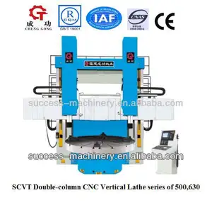 Scvt630h / W doble columna CNC Vertical de torno en torno CNC de China Vertical máquina de torno