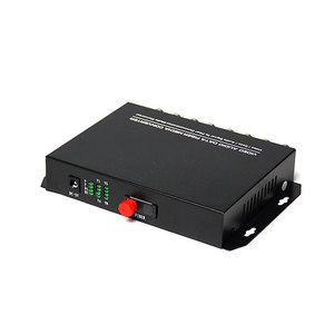 Convertidor <span class=keywords><strong>de</strong></span> Video Digital <span class=keywords><strong>de</strong></span> Fibra Óptica a BNC CVI, 1 Par, 720P 960P, Puerto FC, 8 Canales, AHD HD CVI - Product Image 4