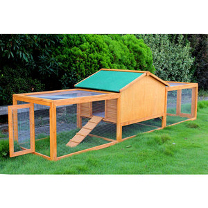 Jaula de Madera de Dos Pisos para Conejos, Casa para Mascotas de Bajo Costo - Product Image 6