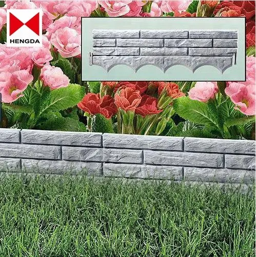 Faux Stone Sectioned Weather Resistant Garden Walls