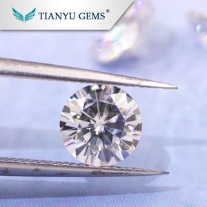 Super Bianco Moissanite Sintetica Pietre Prezzo, Lab creato diamante moissanite per i monili di modo di vendita - Product Image 2