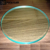 Verre trempé rond 3mm 4mm 5mm 6mm pour compteur d'eau