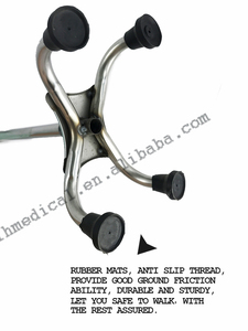 เหล็กแบบพกพาสี่ขาไม้เท้าสำหรับคนชรา - Product Image 6