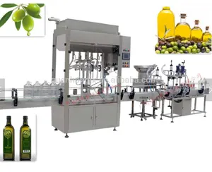 Высокоскоростная автоматическая линия машины для розлива растительного масла машина для розлива арахисового масла в оливковое масло