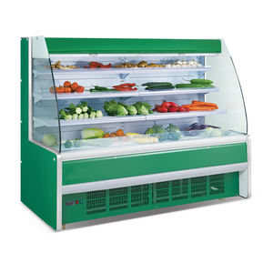 2 m multideck pantalla abierta frigo refrigerador supermercados escaparate nevera/refrigerador de la construido en el refrigerador para frutas y verduras - Product Image 2